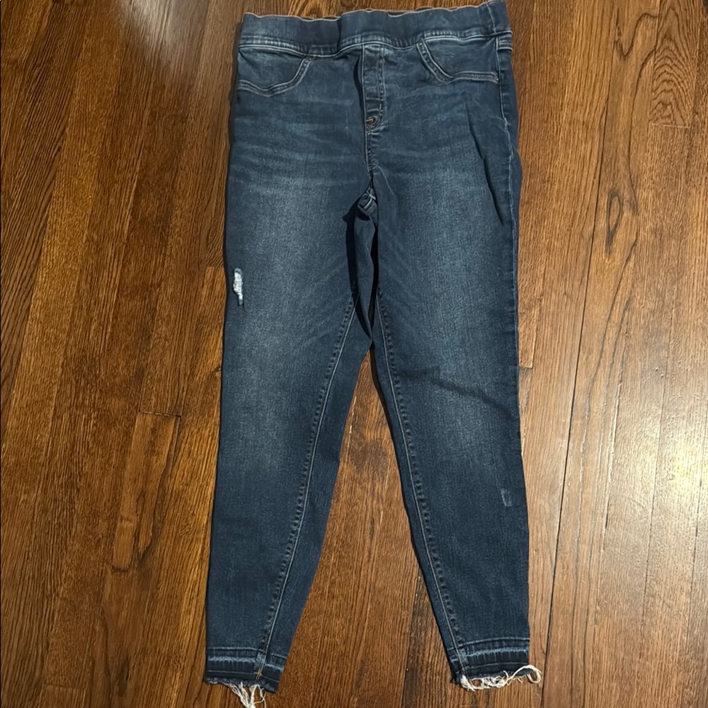 Spanx Pull On Dark Blue Jeans